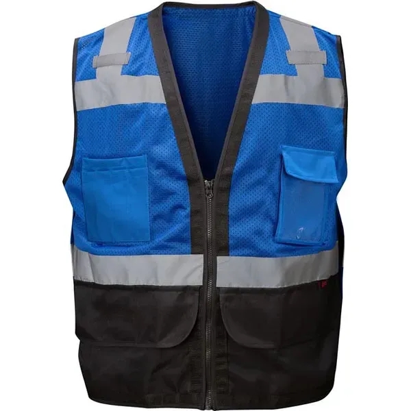 Enhanced Visibility Premium Heavy Duty Vest w/Multi Pockets - Enhanced Visibility Premium Heavy Duty Vest w/Multi Pockets - Image 3 of 8