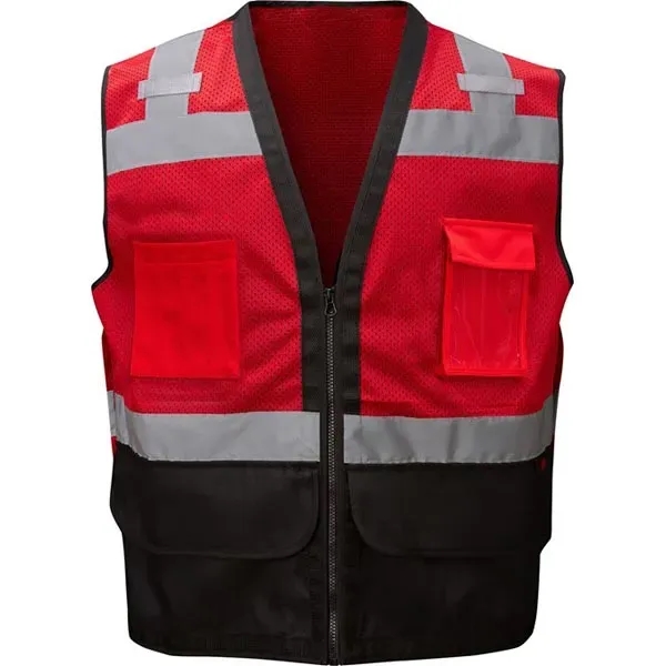 Enhanced Visibility Premium Heavy Duty Vest w/Multi Pockets - Enhanced Visibility Premium Heavy Duty Vest w/Multi Pockets - Image 4 of 8