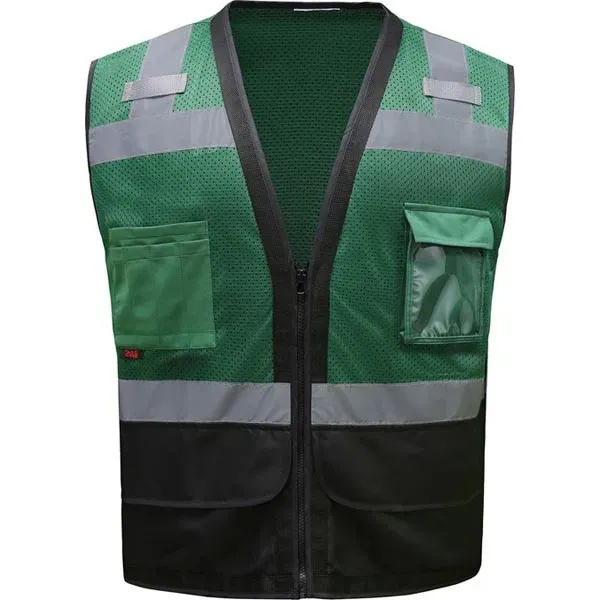 Enhanced Visibility Premium Heavy Duty Vest w/Multi Pockets - Enhanced Visibility Premium Heavy Duty Vest w/Multi Pockets - Image 6 of 8