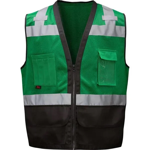 Enhanced Visibility Premium Heavy Duty Vest w/Multi Pockets - Enhanced Visibility Premium Heavy Duty Vest w/Multi Pockets - Image 7 of 8