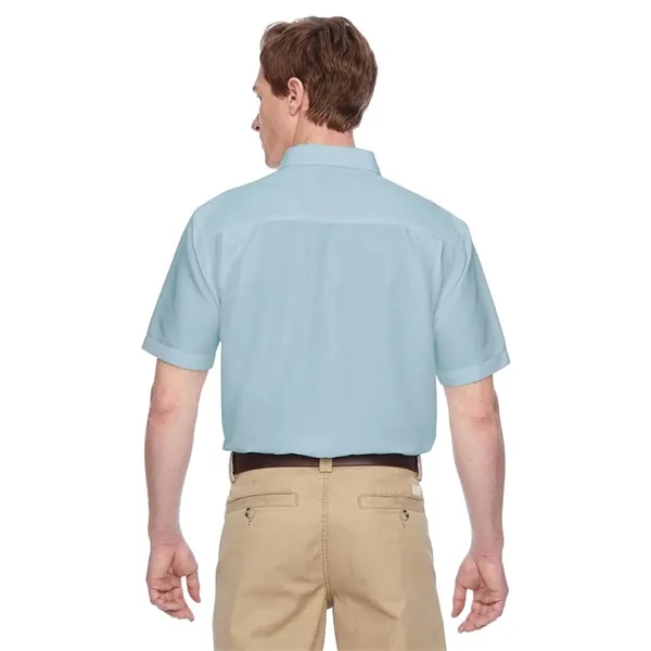 Harriton Men's Key West Short Sleeve Performance Staff Shirt - Harriton Men's Key West Short Sleeve Performance Staff Shirt - Image 4 of 22