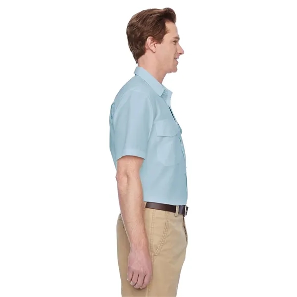 Harriton Men's Key West Short Sleeve Performance Staff Shirt - Harriton Men's Key West Short Sleeve Performance Staff Shirt - Image 6 of 22