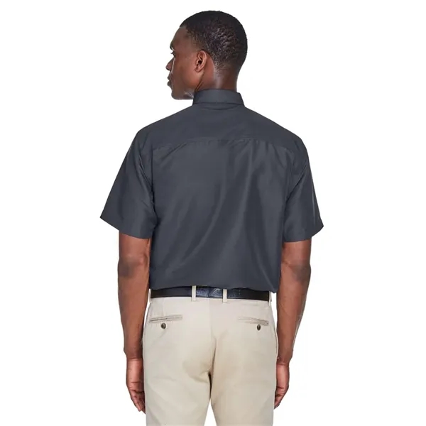 Harriton Men's Key West Short Sleeve Performance Staff Shirt - Harriton Men's Key West Short Sleeve Performance Staff Shirt - Image 8 of 22