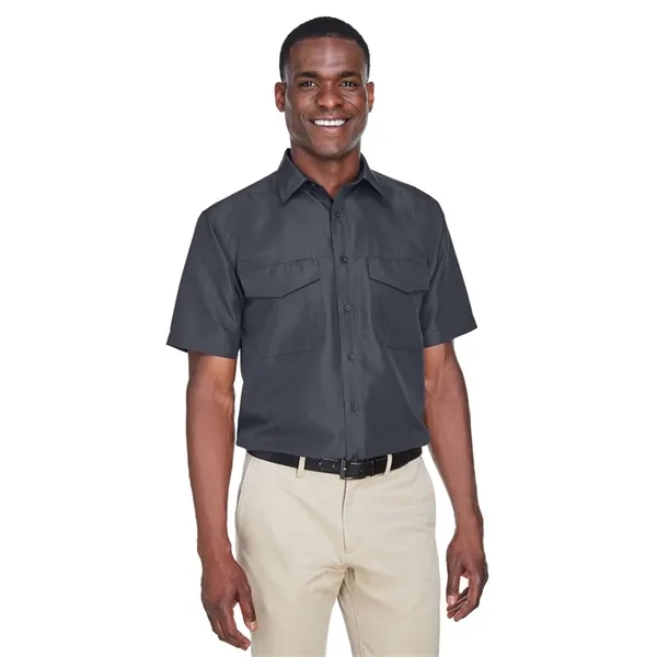 Harriton Men's Key West Short Sleeve Performance Staff Shirt - Harriton Men's Key West Short Sleeve Performance Staff Shirt - Image 9 of 22