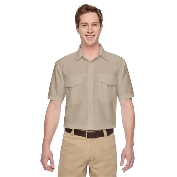 Harriton Men's Key West Short Sleeve Performance Staff Shirt - Harriton Men's Key West Short Sleeve Performance Staff Shirt - Image 11 of 22