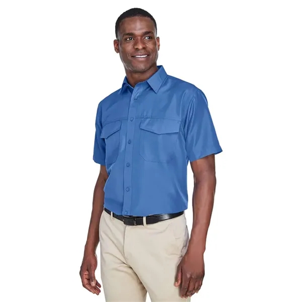 Harriton Men's Key West Short Sleeve Performance Staff Shirt - Harriton Men's Key West Short Sleeve Performance Staff Shirt - Image 19 of 22