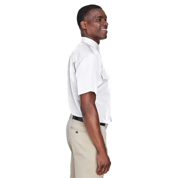 Harriton Men's Key West Short Sleeve Performance Staff Shirt - Harriton Men's Key West Short Sleeve Performance Staff Shirt - Image 22 of 22