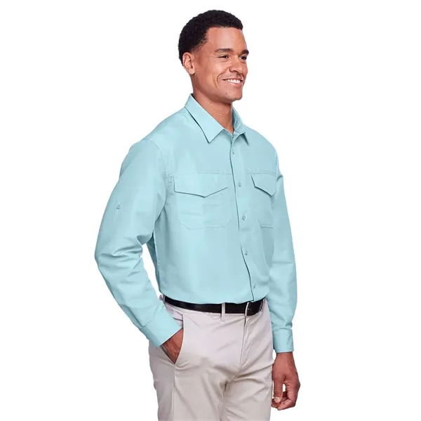 Harriton Men's Key West Performance Staff Shirt - Harriton Men's Key West Performance Staff Shirt - Image 9 of 34