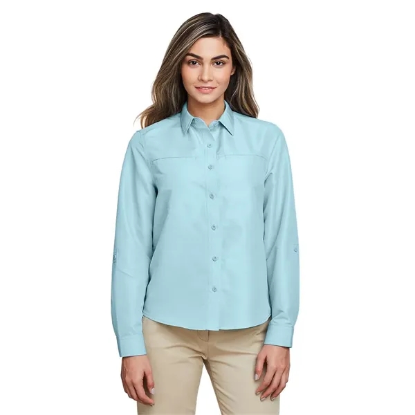 Harriton Women's Key West Long Sleeve Performance Staff S... - Harriton Women's Key West Long Sleeve Performance Staff S... - Image 8 of 34