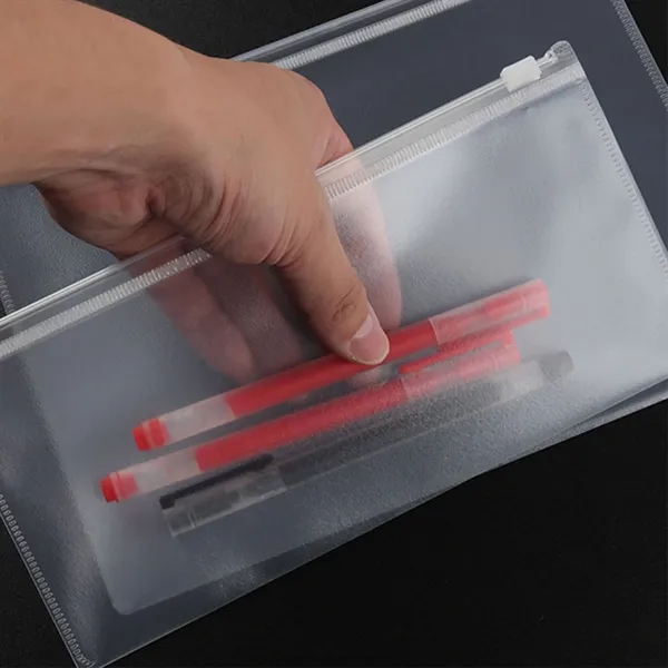 A5 Waterproof Zipper Document Bag For Office Storage - A5 Waterproof Zipper Document Bag For Office Storage - Image 3 of 3