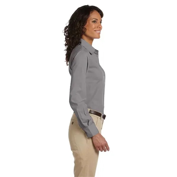Harriton Women's Essential Poplin - Harriton Women's Essential Poplin - Image 5 of 14