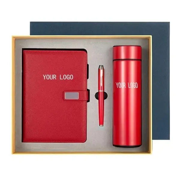 Business Fashion Notepad Thermos Cup Gift Box Set - Business Fashion Notepad Thermos Cup Gift Box Set - Image 0 of 3