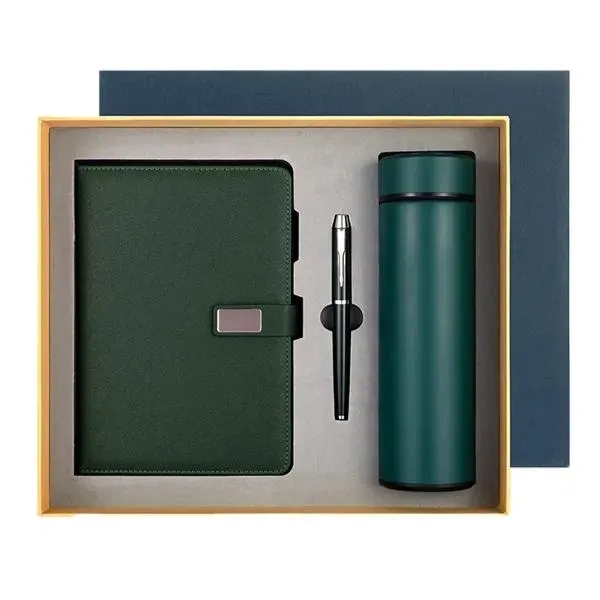Business Fashion Notepad Thermos Cup Gift Box Set - Business Fashion Notepad Thermos Cup Gift Box Set - Image 2 of 3