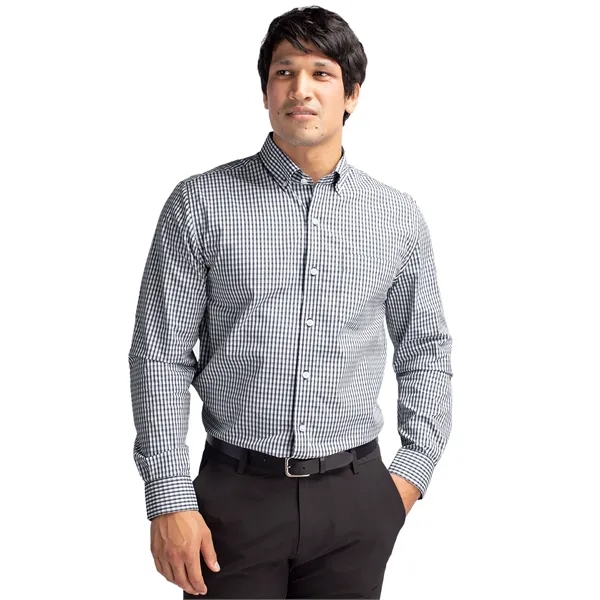 Cutter & Buck Easy Care Stretch Gingham Mens Long Sleeve ... - Cutter & Buck Easy Care Stretch Gingham Mens Long Sleeve ... - Image 2 of 7