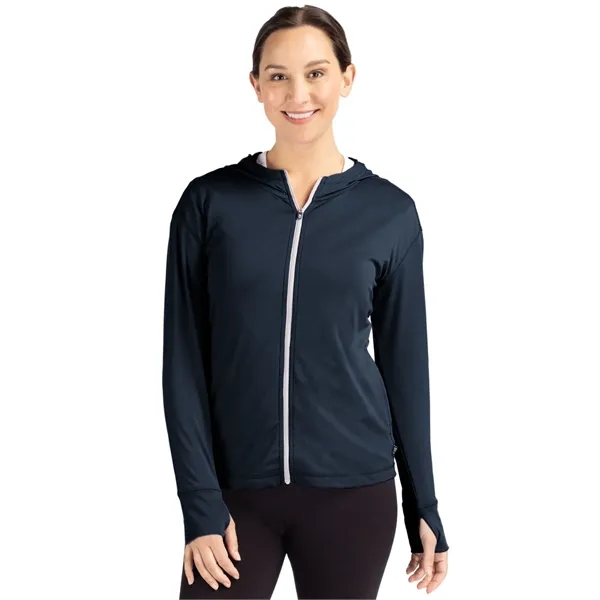 Cutter & Buck Daybreak Eco Recycled Womens Full Zip Hoodie - Cutter & Buck Daybreak Eco Recycled Womens Full Zip Hoodie - Image 7 of 9