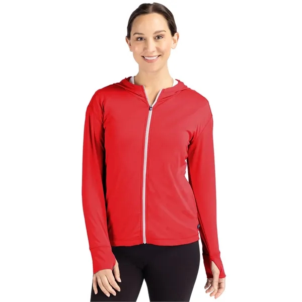 Cutter & Buck Daybreak Eco Recycled Womens Full Zip Hoodie - Cutter & Buck Daybreak Eco Recycled Womens Full Zip Hoodie - Image 8 of 9