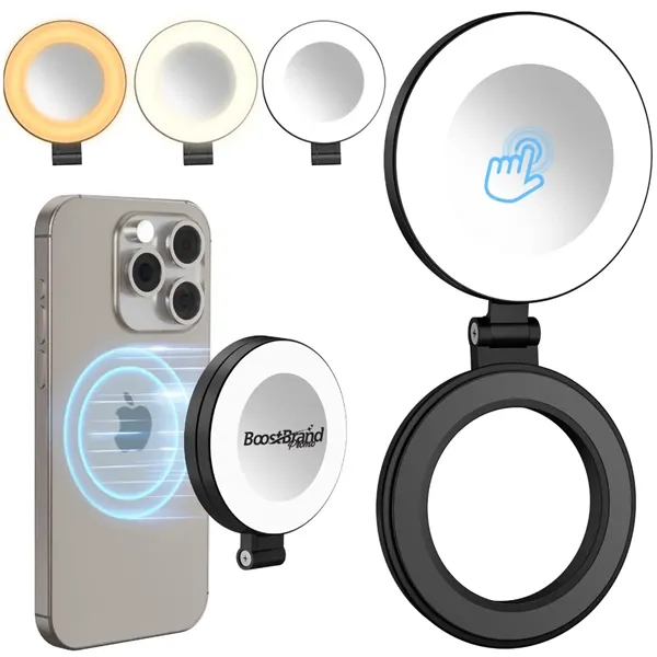 Magnetic Touch LED Ring Light for Phones and Selfies - Magnetic Touch LED Ring Light for Phones and Selfies - Image 0 of 5