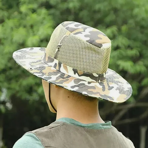 Camouflage Boonie Breathable Tactical Sun Hat - Camouflage Boonie Breathable Tactical Sun Hat - Image 4 of 4