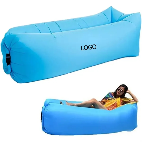 Inflatable Lounger Air Chair Sofa Bed Sleeping Bag Couch - Inflatable Lounger Air Chair Sofa Bed Sleeping Bag Couch - Image 0 of 7