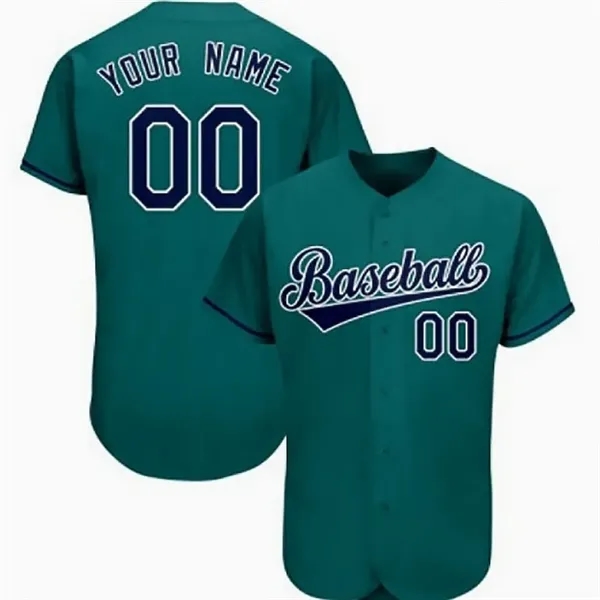 Breathable Button-Down Baseball Jersey - Breathable Button-Down Baseball Jersey - Image 2 of 8