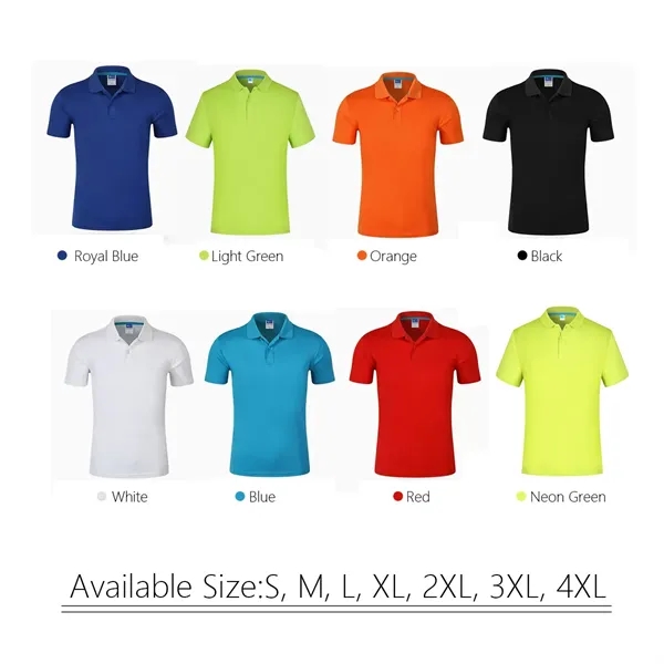 Quick Dry Polo T Shirts Short Sleeve - Quick Dry Polo T Shirts Short Sleeve - Image 1 of 1