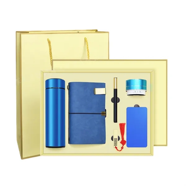 Tumbler Notebook Pen Usb Drive Speaker Power Bank Gift Set - Tumbler Notebook Pen Usb Drive Speaker Power Bank Gift Set - Image 2 of 3
