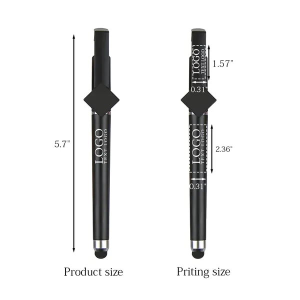 Phone Stand Pen With Stylus - Phone Stand Pen With Stylus - Image 2 of 9