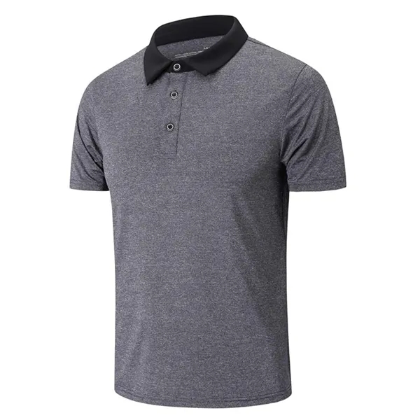 Sweat Wicking and Breathable Golf Polo Shirt - Sweat Wicking and Breathable Golf Polo Shirt - Image 5 of 43