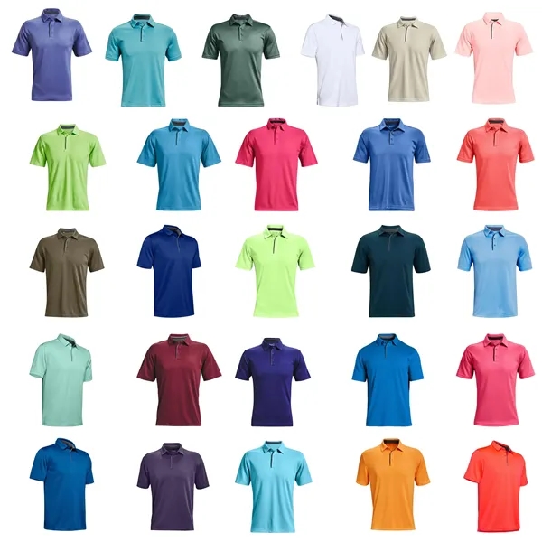 Sweat Wicking and Breathable Golf Polo Shirt - Sweat Wicking and Breathable Golf Polo Shirt - Image 1 of 43