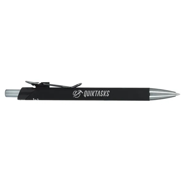 Metallic Recycled Aluminum Soft Touch Gel Pen - Metallic Recycled Aluminum Soft Touch Gel Pen - Image 1 of 1