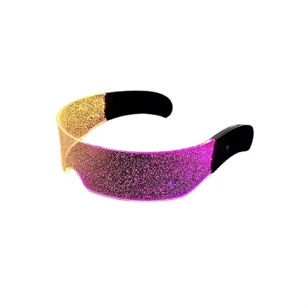 Futuristic LED Light-Up Glasses - Futuristic LED Light-Up Glasses - Image 1 of 4