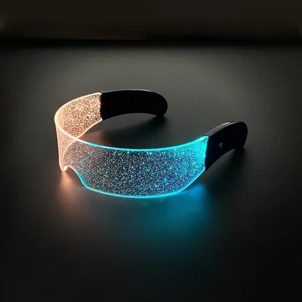 Futuristic LED Light-Up Glasses - Futuristic LED Light-Up Glasses - Image 3 of 4