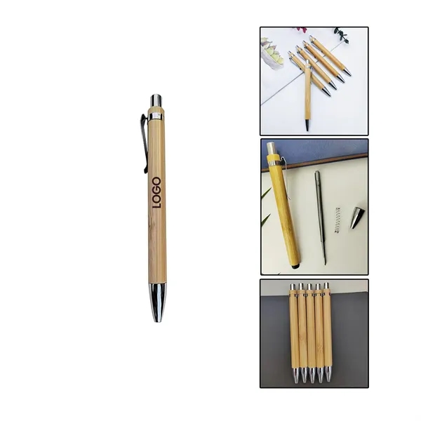 Eco-Friendly Portable Bamboo Ballpoint Writing Pen - Eco-Friendly Portable Bamboo Ballpoint Writing Pen - Image 0 of 2