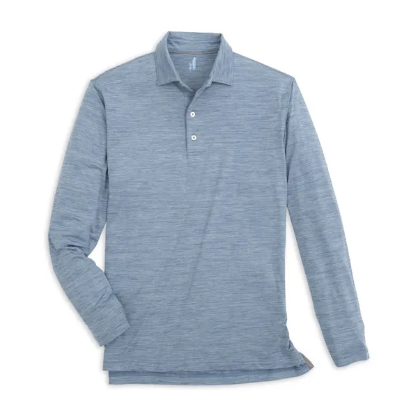 Johnnie-O Men's Swing Heather Long-Sleeve Jersey Polo - Johnnie-O Men's Swing Heather Long-Sleeve Jersey Polo - Image 1 of 4