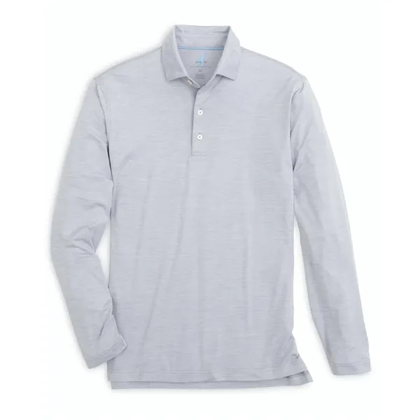 Johnnie-O Men's Swing Heather Long-Sleeve Jersey Polo - Johnnie-O Men's Swing Heather Long-Sleeve Jersey Polo - Image 2 of 4