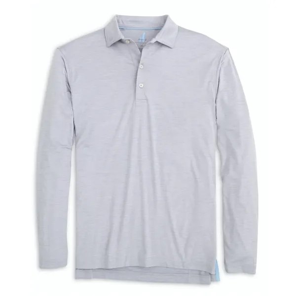 Johnnie-O Men's Swing Heather Long-Sleeve Jersey Polo - Johnnie-O Men's Swing Heather Long-Sleeve Jersey Polo - Image 3 of 4