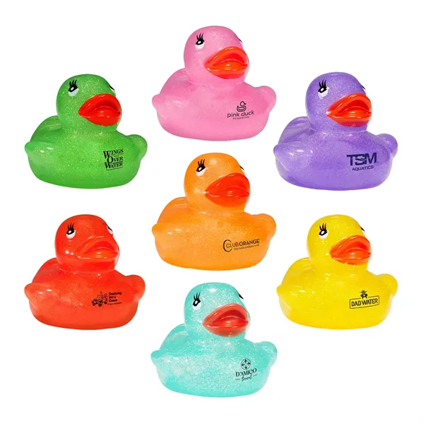 Pastel Glitter Rubber Ducks - Pastel Glitter Rubber Ducks - Image 0 of 8