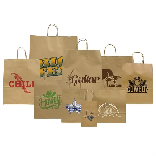 16" x 6" x 19.25" Natural Kraft Paper Shopping Bag - 16" x 6" x 19.25" Natural Kraft Paper Shopping Bag - Image 0 of 0