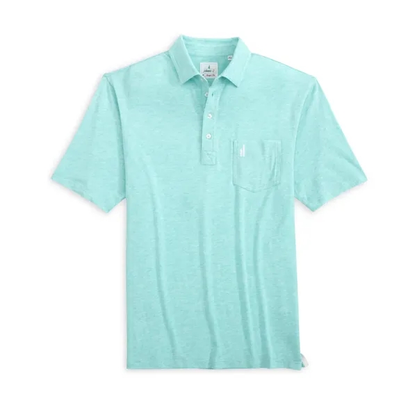 Johnnie-O Men's Heathered Original 2.0 4-Button Jersey Polo - Johnnie-O Men's Heathered Original 2.0 4-Button Jersey Polo - Image 4 of 7