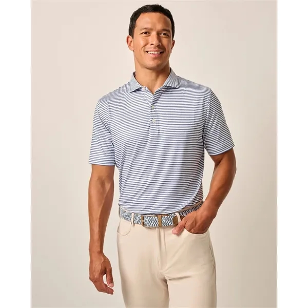 Johnnie-O Men's Prep-Formance Warwick Striped Jersey Polo - Johnnie-O Men's Prep-Formance Warwick Striped Jersey Polo - Image 0 of 3