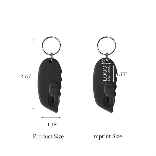 Custom Mini Box Cutter Keychain - Custom Mini Box Cutter Keychain - Image 2 of 12