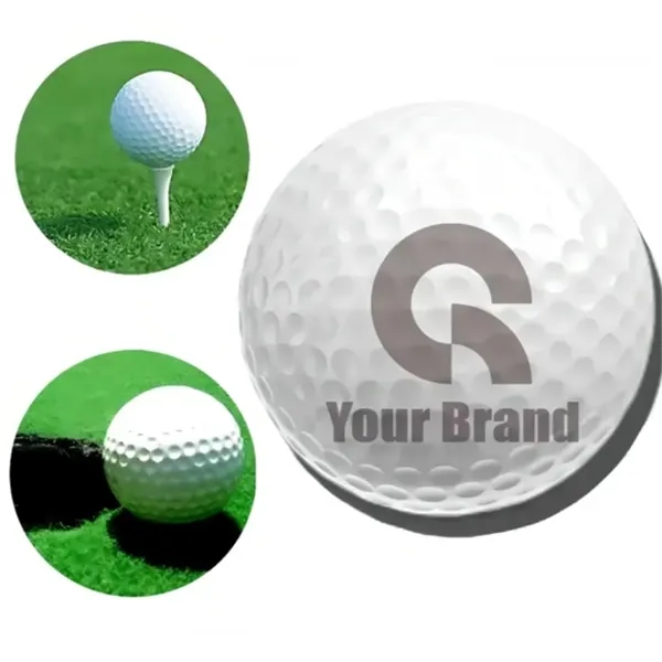 Custom Logo Polypropylene Golf Balls Bulk Wholesale - Custom Logo Polypropylene Golf Balls Bulk Wholesale - Image 0 of 2