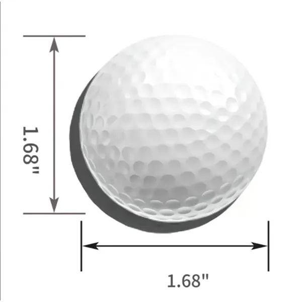 Custom Logo Polypropylene Golf Balls Bulk Wholesale - Custom Logo Polypropylene Golf Balls Bulk Wholesale - Image 1 of 2