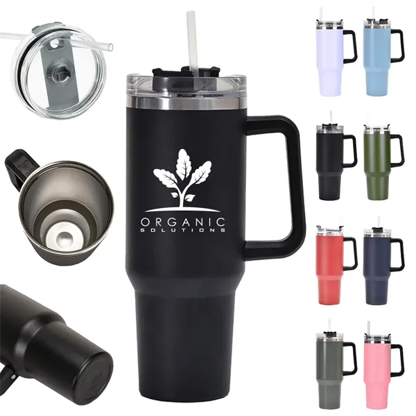 40oz Vacuum Insulated Stainless Steel Tumbler - 40oz Vacuum Insulated Stainless Steel Tumbler - Image 0 of 18