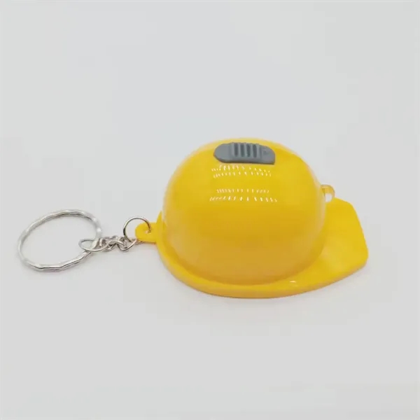 Mini Safety Helmet Shaped LED Keychain Bottle Opener - Mini Safety Helmet Shaped LED Keychain Bottle Opener - Image 2 of 6