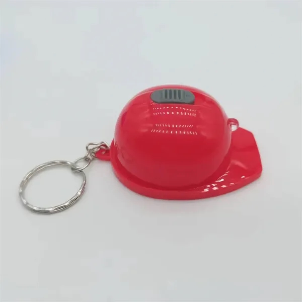 Mini Safety Helmet Shaped LED Keychain Bottle Opener - Mini Safety Helmet Shaped LED Keychain Bottle Opener - Image 3 of 6