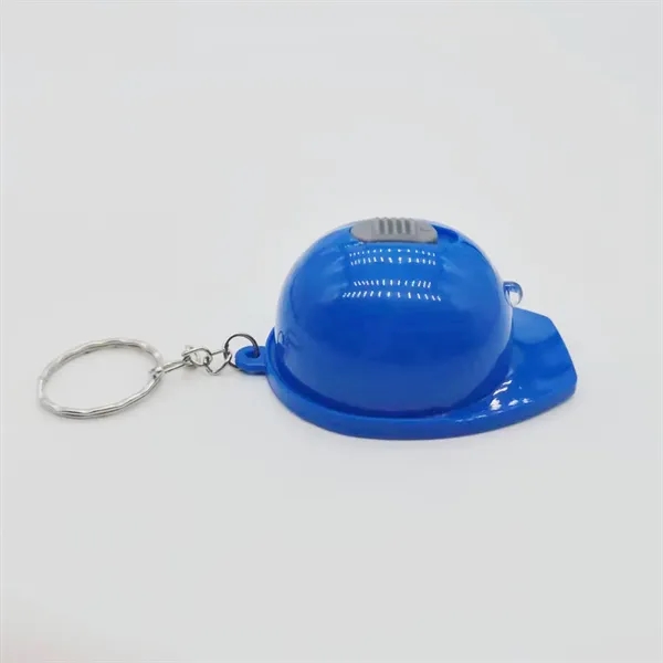 Mini Safety Helmet Shaped LED Keychain Bottle Opener - Mini Safety Helmet Shaped LED Keychain Bottle Opener - Image 4 of 6