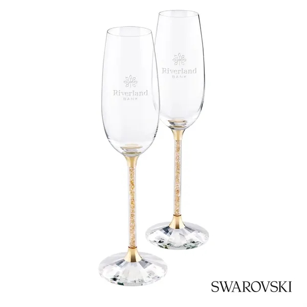 Swarovski® Crystalline Toasting Flutes (Set of 2) - Swarovski® Crystalline Toasting Flutes (Set of 2) - Image 0 of 5