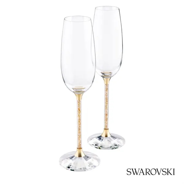 Swarovski® Crystalline Toasting Flutes (Set of 2) - Swarovski® Crystalline Toasting Flutes (Set of 2) - Image 3 of 5