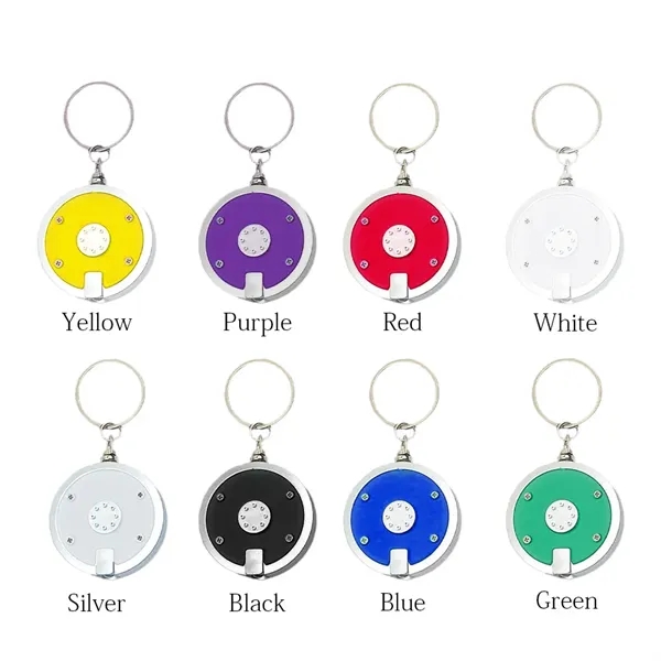 Round LED Keychain - Round LED Keychain - Image 1 of 11